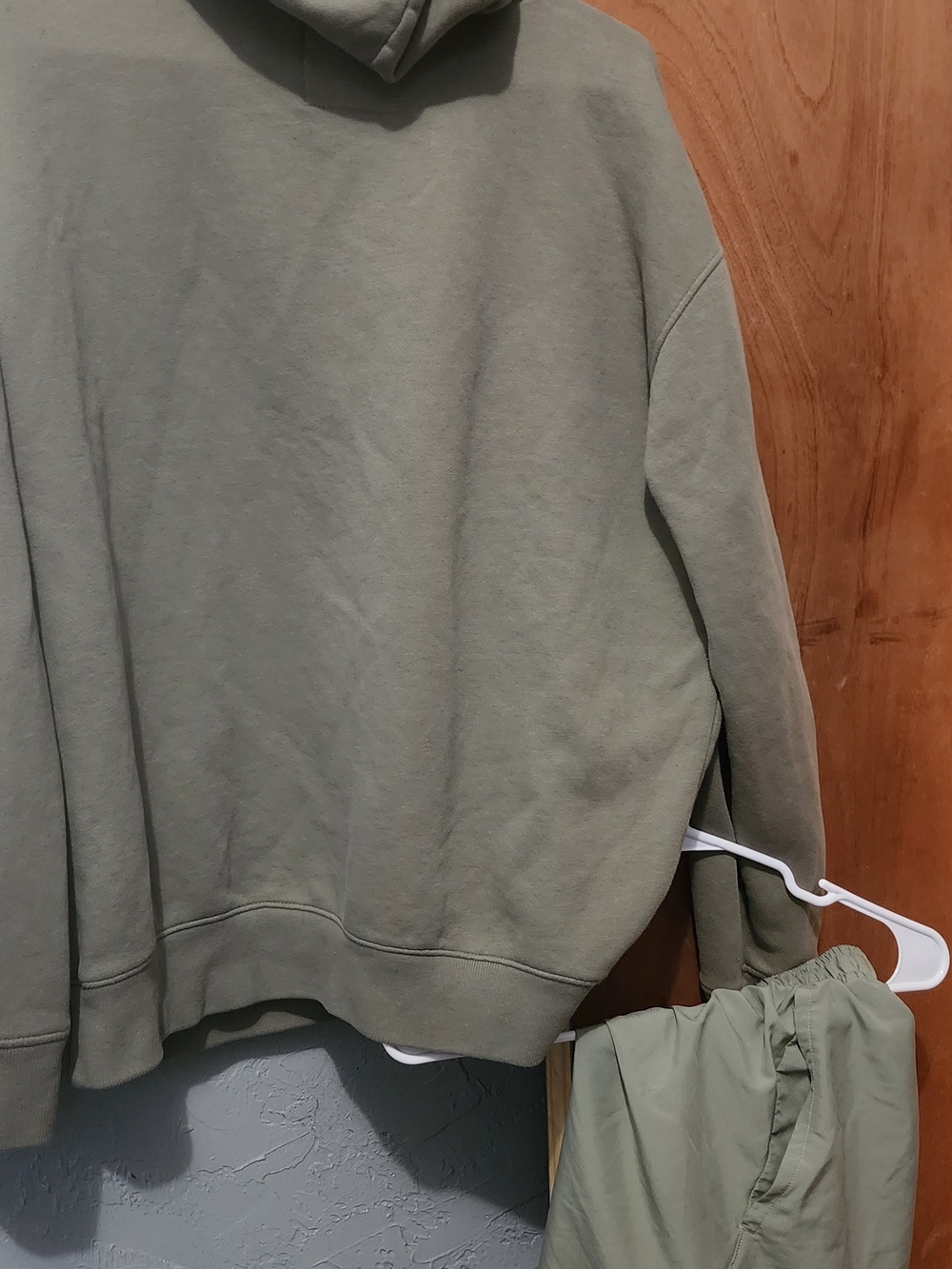 Hollister Olive-Style Fleece Hoodie - Picture 5 of 5
